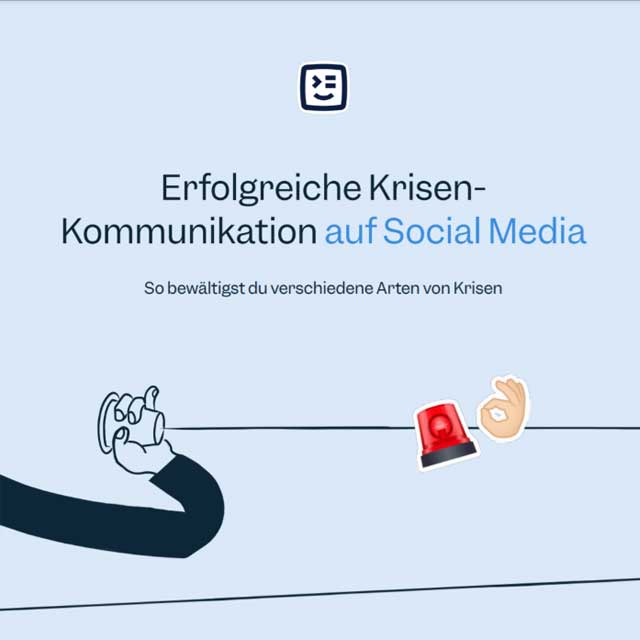 Titelbild E-Book "Erfolgreiche Krisenkommunikation in Social Media"
